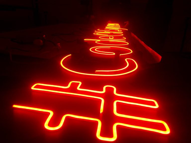neon ledowy na zamówienie